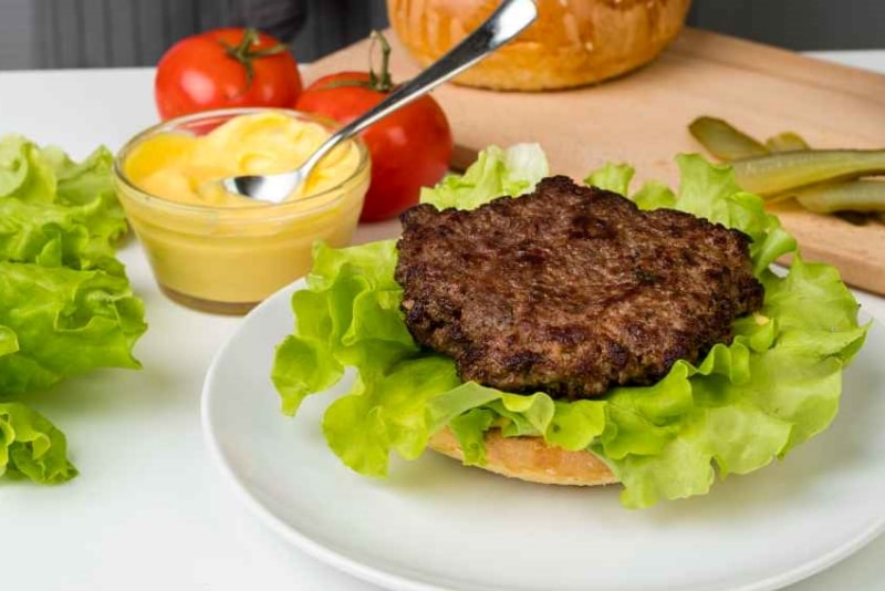 Ingredientes para Hamburguer na Air fryer