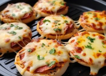 Mini Pizza na Airfryer Como Fazer Mini Pizza Caseira (Receita Simples e Gostosa)