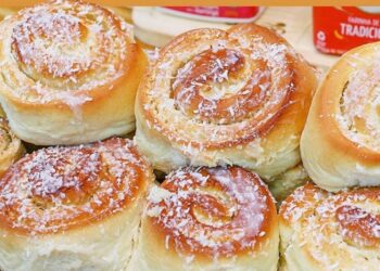 Pao Doce de Coco e Leite Condensado - Receita Fácil e Deliciosa