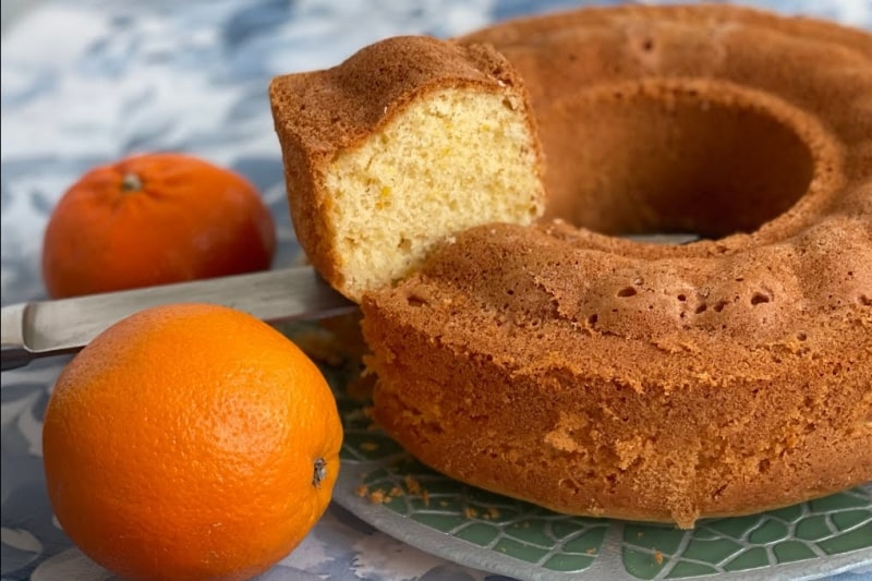 Receita de Bolo de Laranja Simples