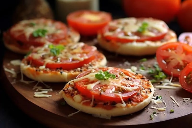 Receita de Mini Pizza Caseira