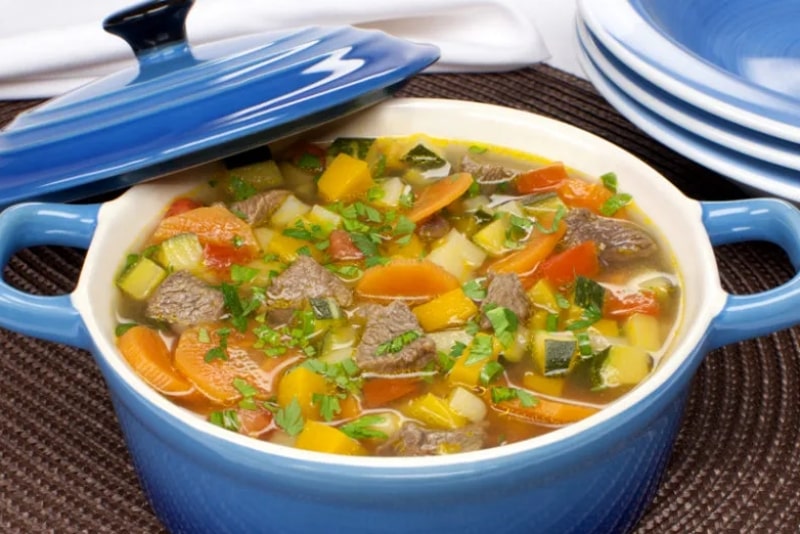 Receita de Sopa de Legumes com Carne