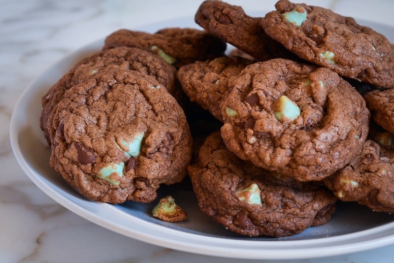 Biscoitos de Chocolate e Menta