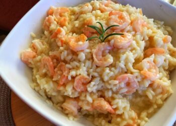 Como Fazer Risoto de Camarão