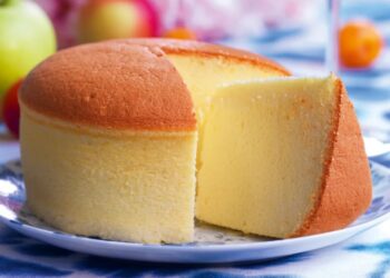 Receita Bolo Nuvem do Japão