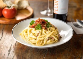 Receita Espagete a Carbonara