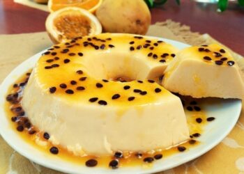 Receita de Pudim de Maracujá com Gelatina