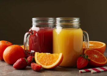 Suco Natural de Morango com Laranja