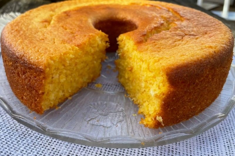 Bolo de Milho Caipira Tradicional