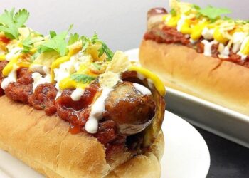 Cachorro-Quente de Linguiça de Porco