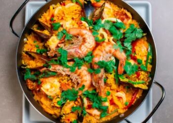Como Fazer Paella de Frutos do Mar