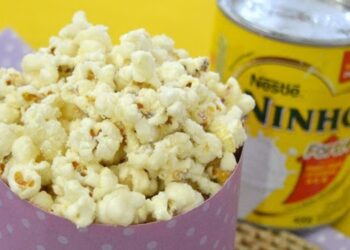 Como Fazer Pipoca Gourmet de Leite Ninho
