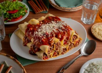 Receita de Panqueca de Carne