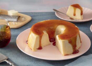 Receita de Pudim de Queijo e Leite Condensado