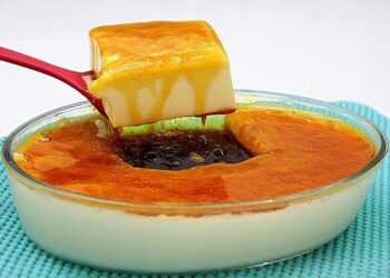 Receita de Pudim na Travessa