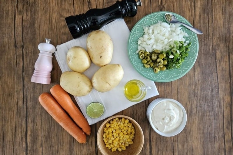Salada de Maionese Simples
