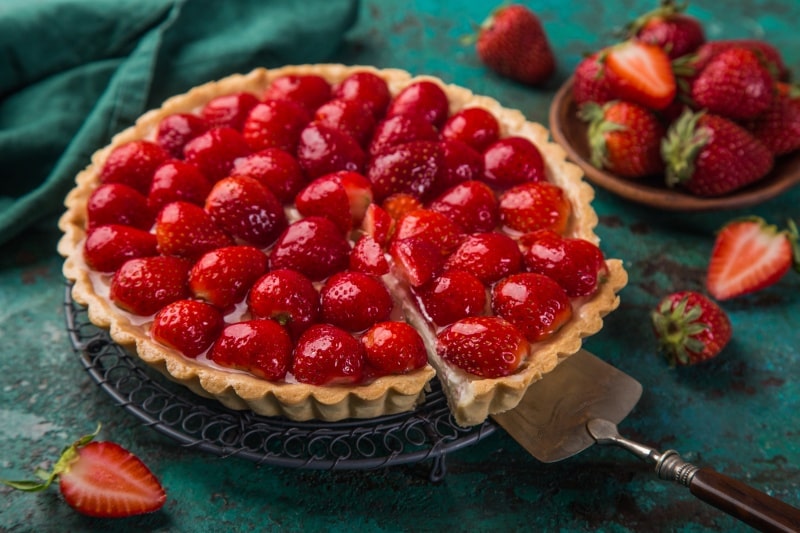 Torta de Morango com Bolacha Maizena