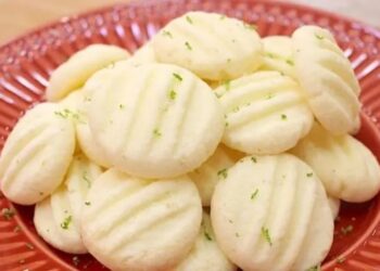 Biscoitinho Amanteigado de Limão