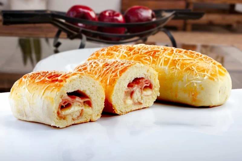 Como Fazer Brioche de Queijo e Presunto