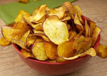 Como Fazer Chips de Batata-doce