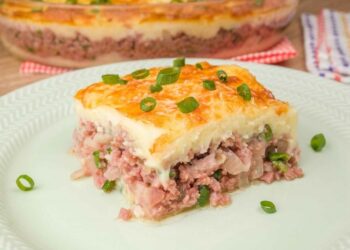 Receeita de Escondidinho de Calabresa