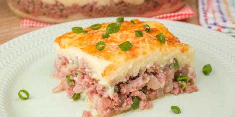 Receeita de Escondidinho de Calabresa