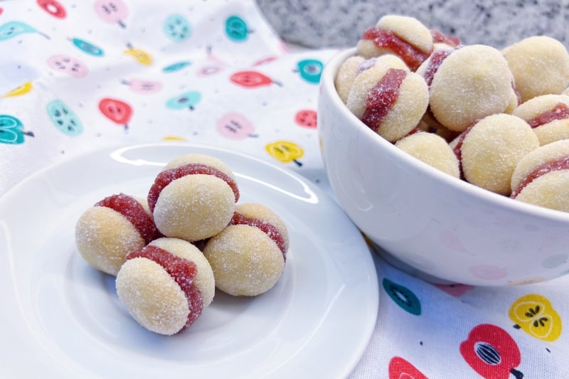 Receita Biscoitinho Casadinho de Goiabada