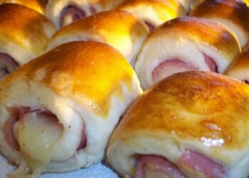Receita de Brioche de Queijo e Presunto