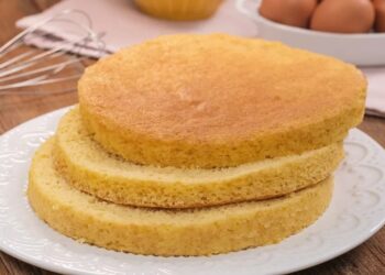 Como Fazer Pão de Ló Sem Glúten e Sem Lactose