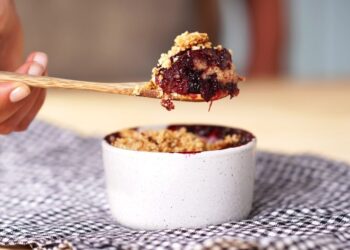 Crumble de Frutas Vermelhas