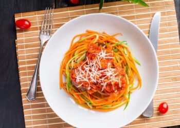 Espaguete de Legumes