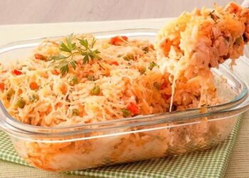 Receita de Arroz de Forno