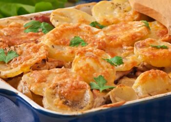 Receita de Batata Gratinada