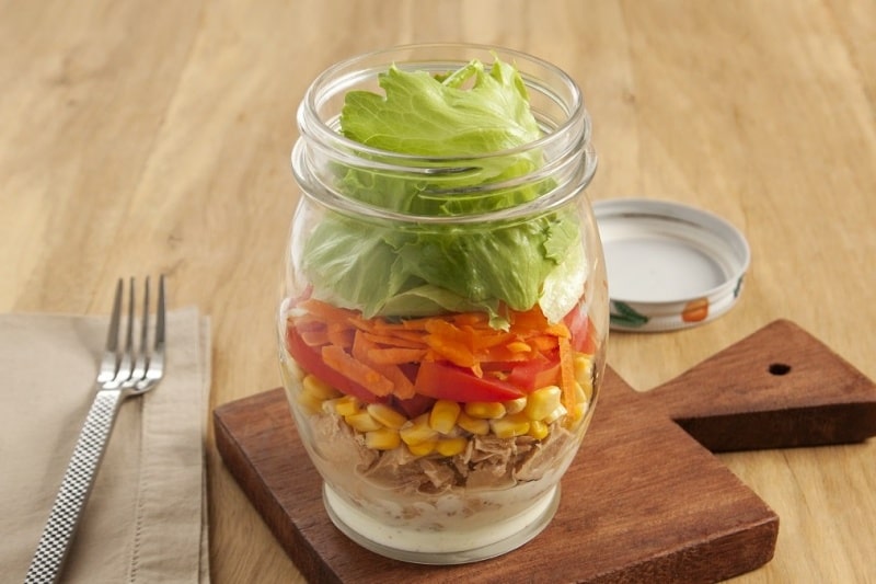 Salada no Pote
