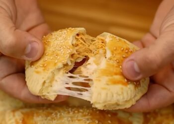 Pastel Assado com Massa de Guaraná!