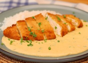 Receita de Creme de Milho com Frango Empanado