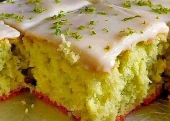 Receita de Bolo de Limão Verde