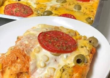 Receita de Pizza de Pão de Forma