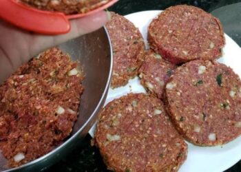 Receita de Carne de Hamburguer